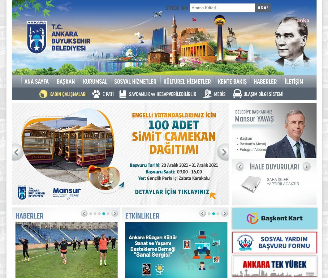 ABB ENGELLİ VATANDAŞLARA 100 SİMİT CAMEKANI DAĞITACAK