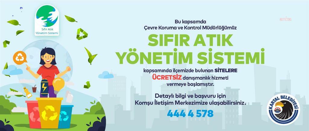 KARTAL BELEDİYESİ’NDEN SİTELERE SIFIK ATIK YÖNETİMİ DANIŞMANLIK HİZMETİ
