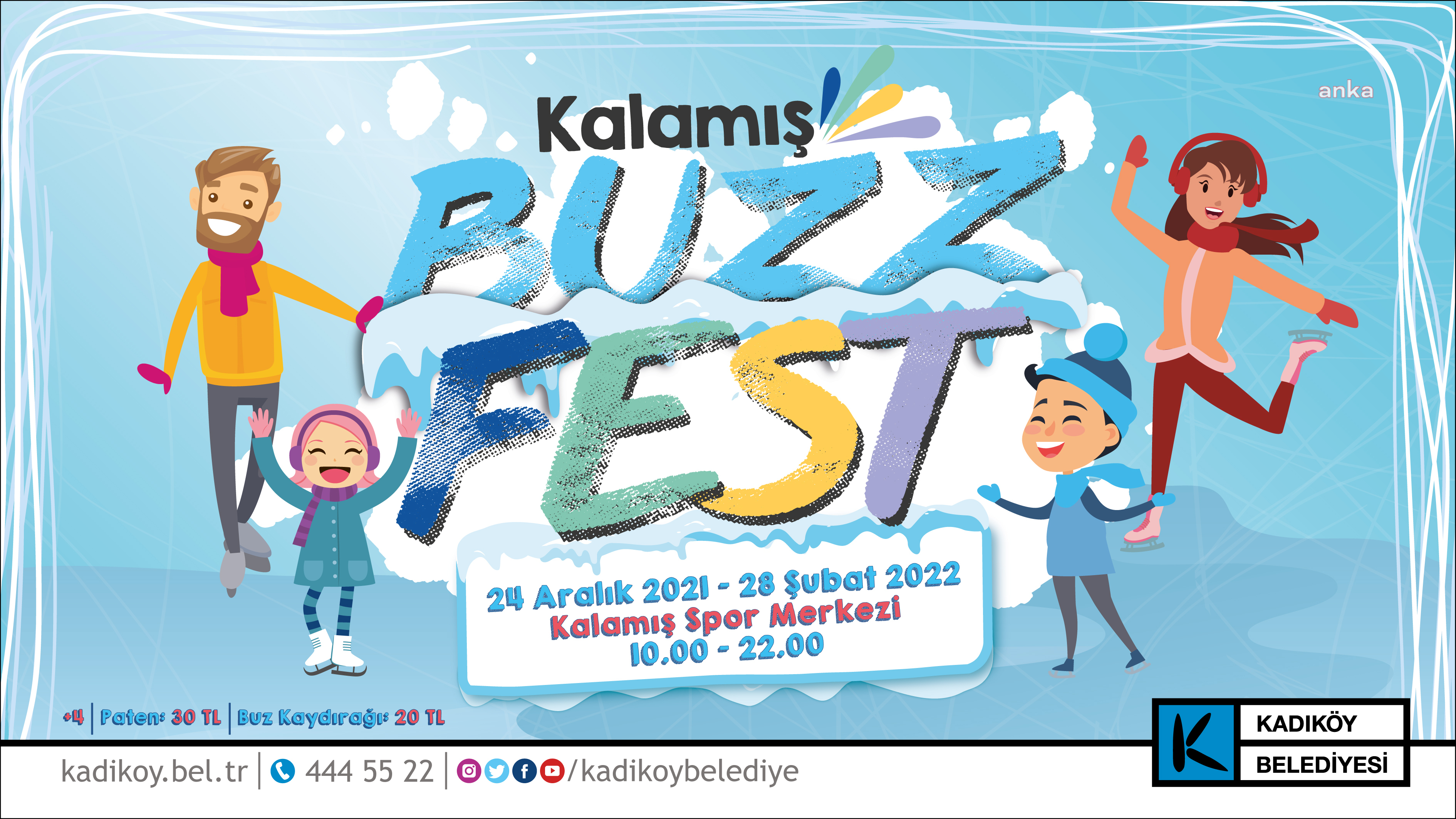 KIŞ FESTİVALİ "BUZZFEST" KADIKÖY'DE BAŞLIYOR