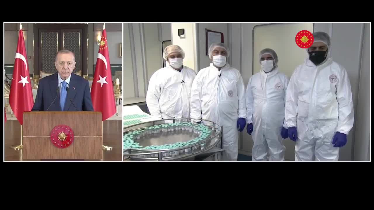 TURKOVAC ACİL KULLANIM ONAYI ALDI SERİ ÜRETİM BAŞLADI. BAKAN KOCA: “COVİD-19 AŞISI ÜRETEN BUGÜN İTİBARİYLE 9 ÜLKEDEN BİRİ OLDUK"
