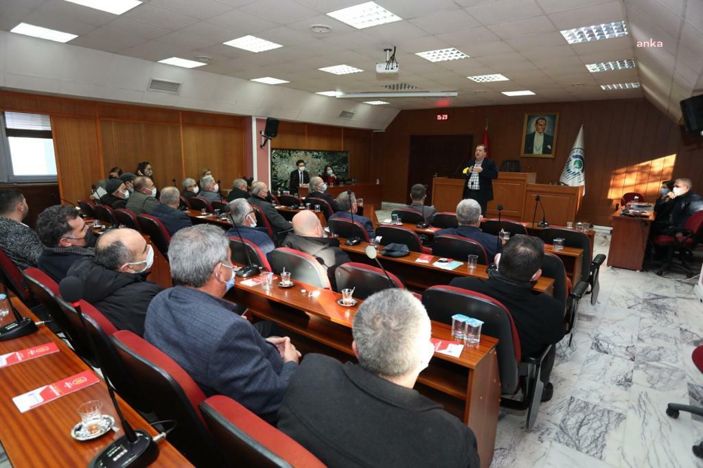 ODUNPAZARI BELEDİYESİ MUHTARLARLA BİR ARAYA GELDİ