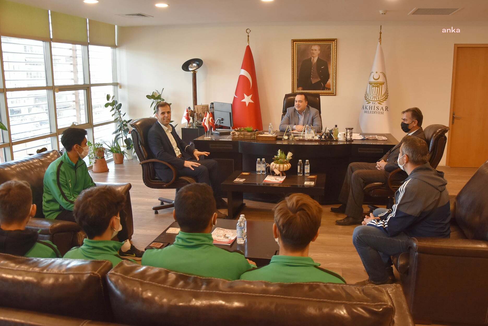 İL BİRİNCİLERİ, AKHİSAR BELEDİYE BAŞKANI DUTLULU’NUN KONUĞU OLDU