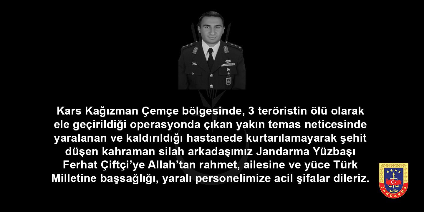 KARS’TAN ACI HABER GELDİ