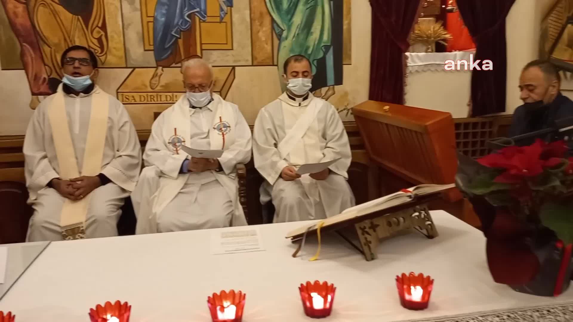 ANTAKYA TÜRK KATOLİK KİLİSESİ'NDE NOEL KUTLAMASI