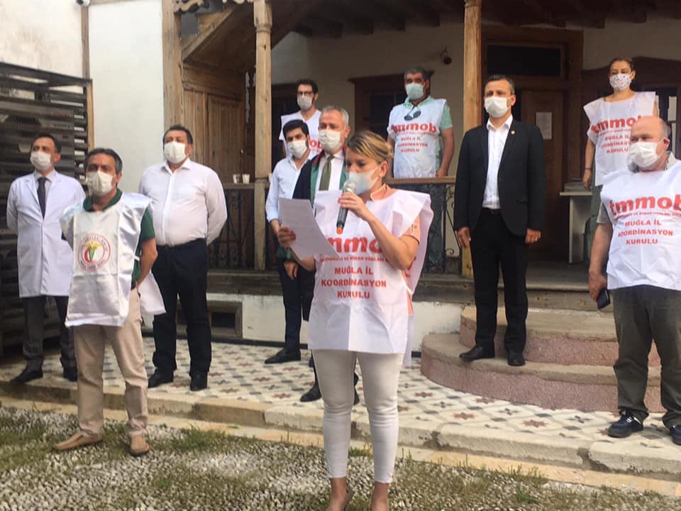 MUĞLA'DA AKADEMİK ODA TEMSİLCİLERİNDEN BASIN AÇIKLAMALI TEPKİ