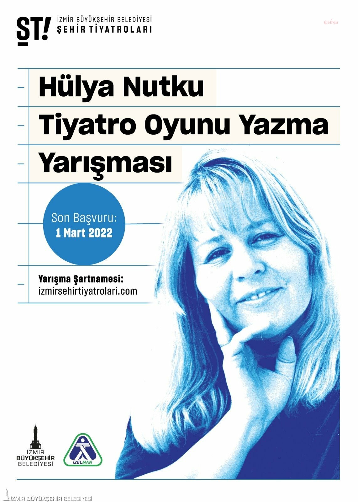 İZMİR'DE HÜLYA NUTKU ANISINA TİYATRO YARIŞMASI