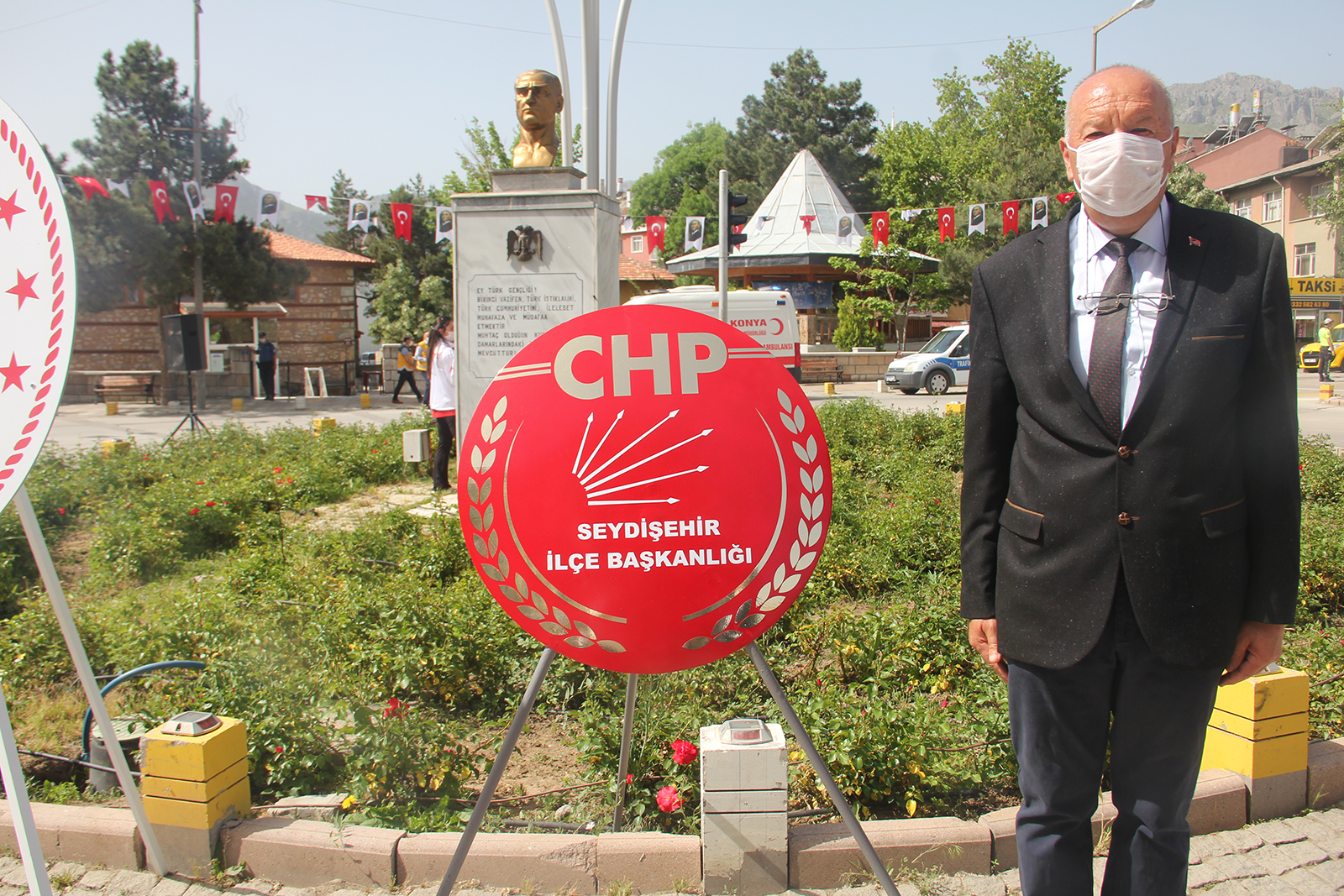 SEYDİŞEHİR’DE ATATÜRK’Ü ANMA, GENÇLİK VE SPOR BAYRAMI KUTLAMASI