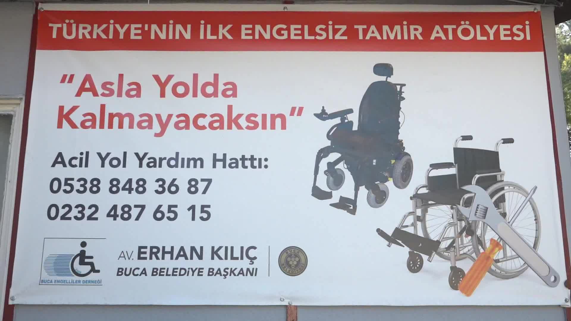 BUCA’NIN “ENGELSİZ TAMİR İSTASYONU” 800 ENGELLİ VATANDAŞIN İMDADINA YETİŞTİ