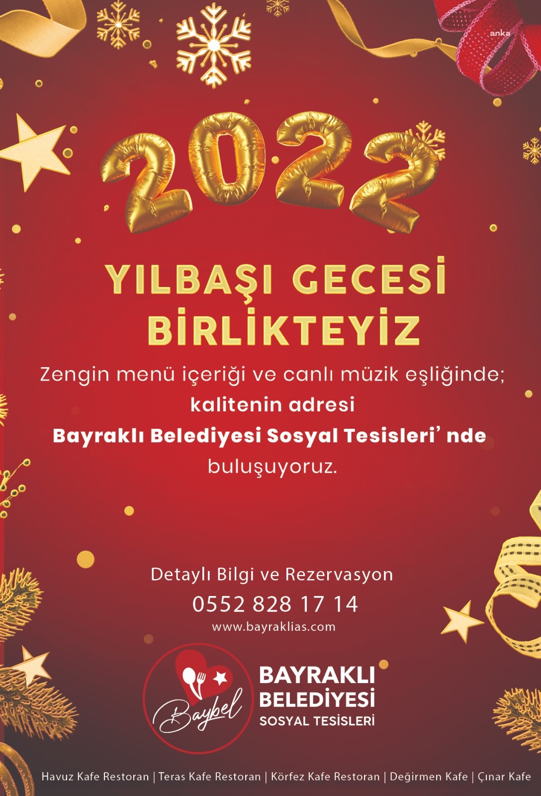 BAYRAKLI’NIN TESİSLERİ YILBAŞINA HAZIR
