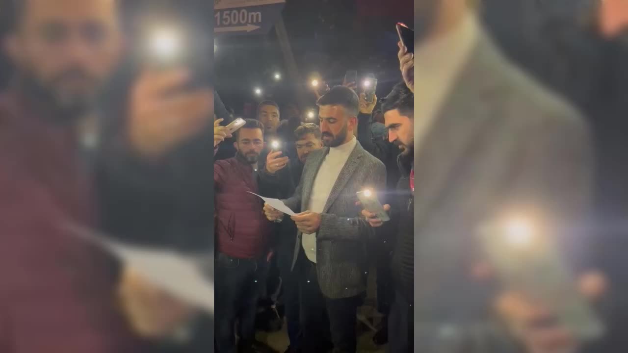 REYHANLI’DA 48 SAATTİR ELEKTRİKLERİ OLMAYAN YURTTAŞLARDAN PROTESTO