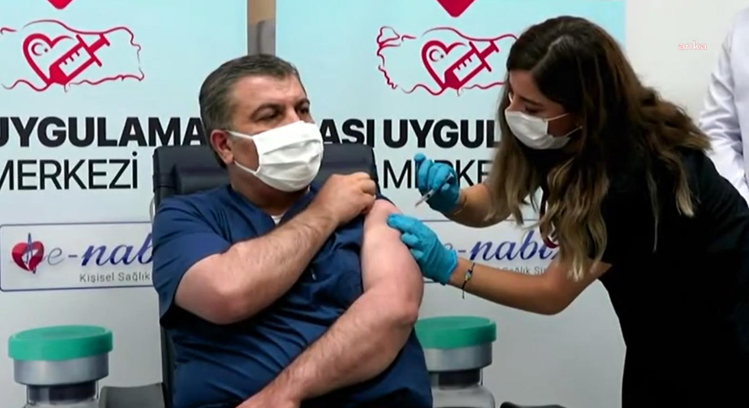 BAKAN KOCA TURKOVAC AŞISI OLDU