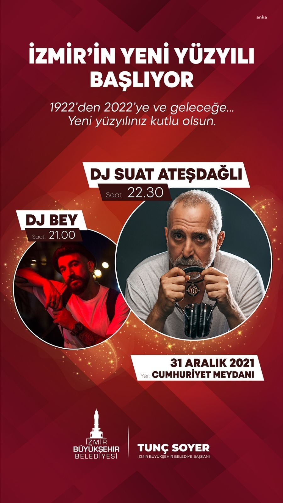İZMİR YENİ YILA KONSERLER VE IŞIK GÖSTERİSİYLE GİRECEK