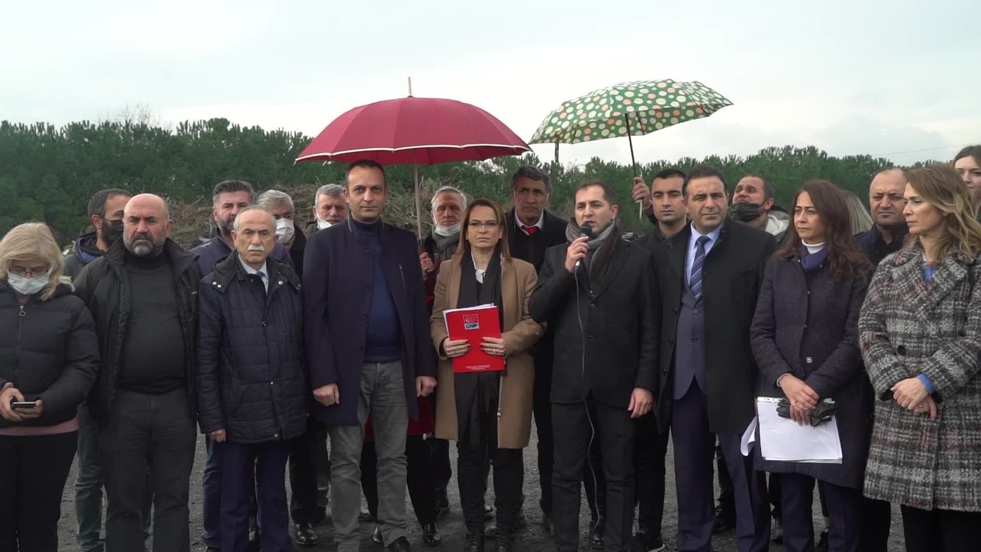 CHP İSTANBUL İL BAŞKAN YARDIMCISI IŞIKCEVAHİR: KEMERBURGAZ'DAKİ DEĞERLİ ARAZİ GECEKONDU ÖNLEME BÖLGESİNDEN ÇIKARILARAK AKP MİLLETVEKİLİNİN EŞİNE SATILMIŞTIR