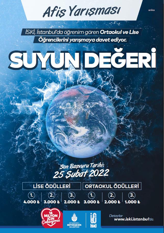 İSKİ'DEN “SUYUN DEĞERİ” TEMALI AFİŞ YARIŞMASI