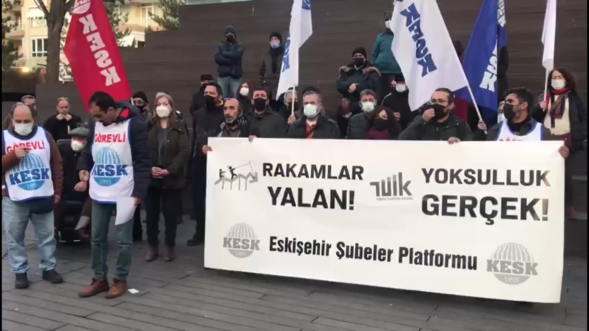 KESK'TEN 'ZAM' PROTESTOSU