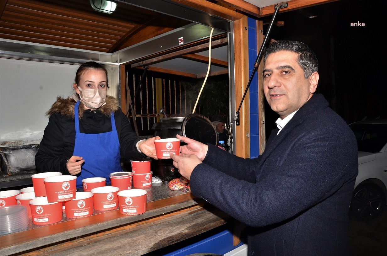 MENDERES BELEDİYESİ’NDEN SOĞUK HAVALARA SICAK ÇÖZÜM