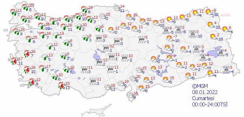 METEOROLOJİ'DEN TRAKYA VE İSTANBUL İÇİN SEL UYARISI