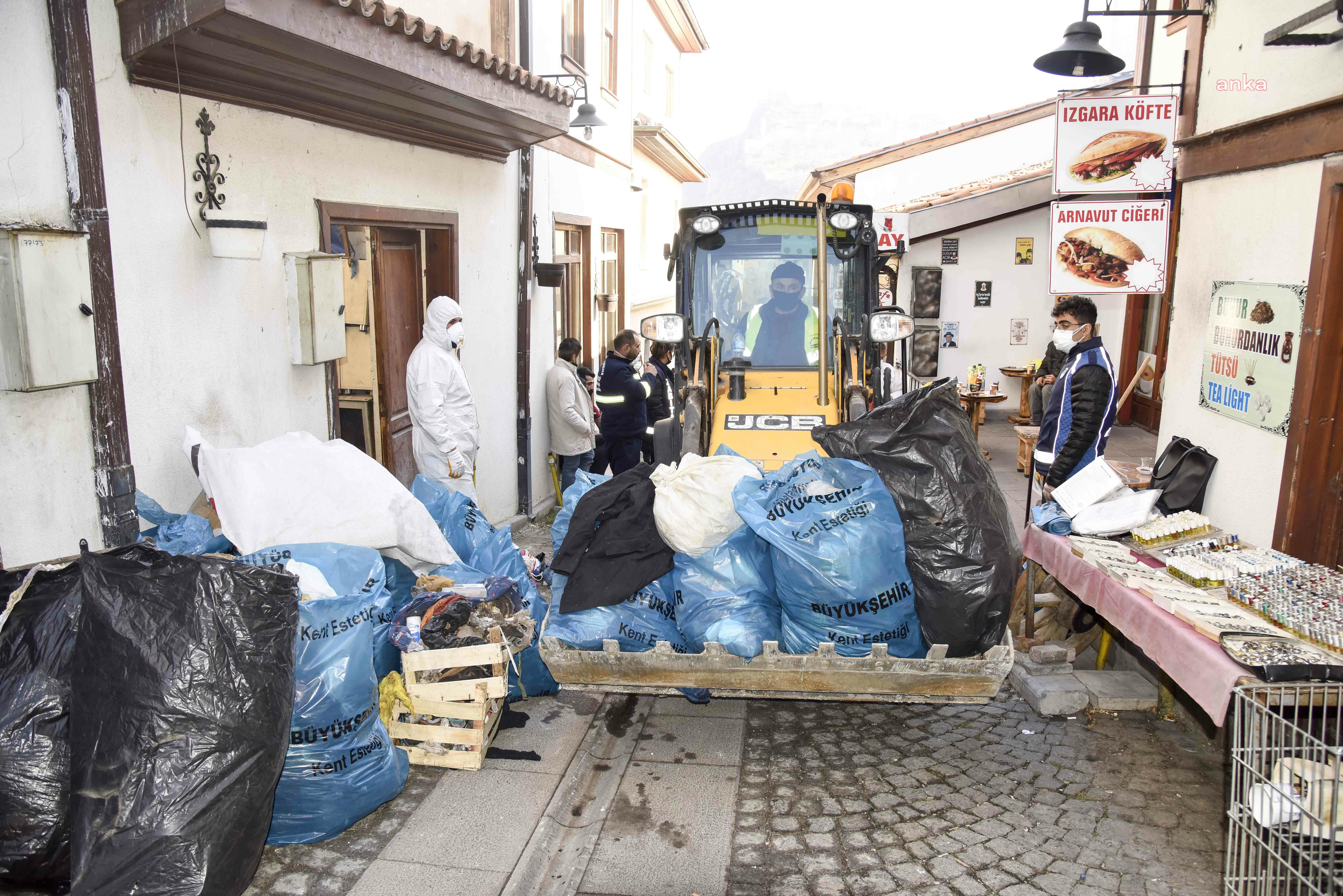 ANKARA BÜYÜKŞEHİR, TARİHİ MEKANLARDA ÇEVRE KİRLİLİĞİNE GEÇİT VERMİYOR
