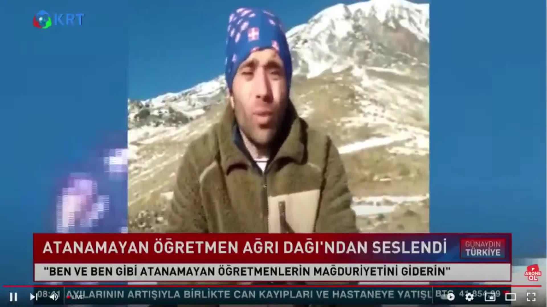 MÜLAKAT MAĞDURU ATANAMAYAN ÖĞRETMEN, SESİNİ AĞRI DAĞI’NDAN DUYURDU: “BİZ NE İÇİN ELENDİĞİNİ BİLMEYEN ÖĞRETMENLERİZ”