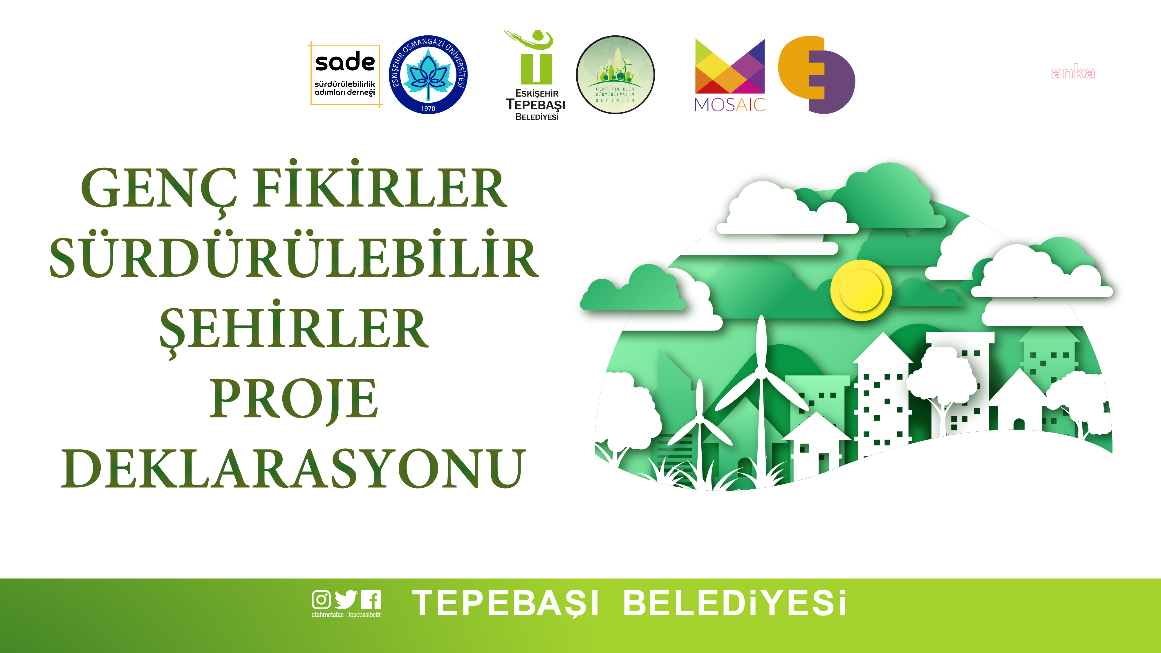TEPEBAŞI BELEDİYESİ'NİN GENÇ FİKİRLER DEKLARASYONU ERİŞİME AÇILDI