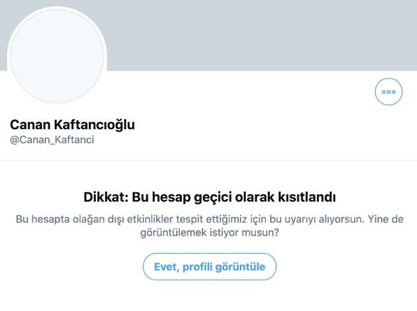 KAFTANCIOĞLU’NUN HESABI KISITLANDI