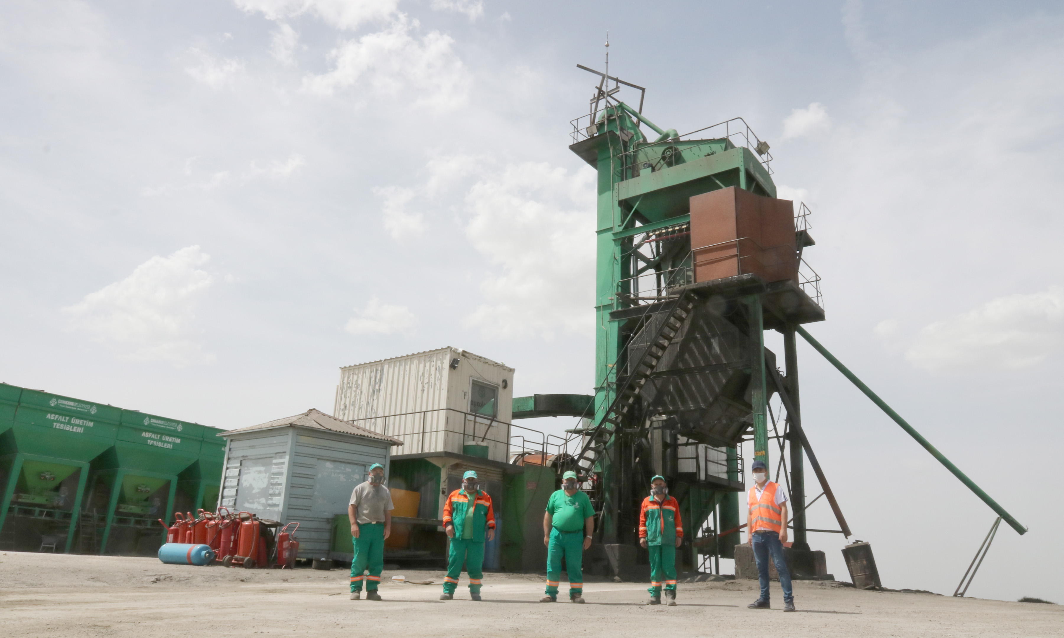ÇANKAYA BELEDİYESİ, SAATTE 60 TON ASFALT ÜRETİYOR