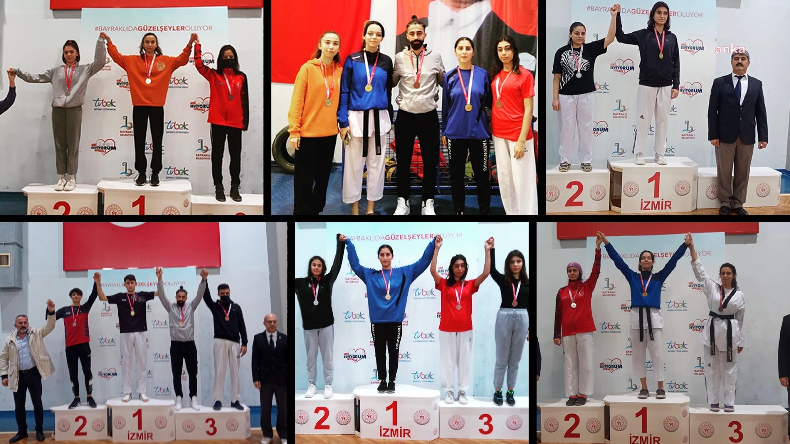 ÇİĞLİLİ TAEKWONDOCULAR MADALYALARI TOPLADI