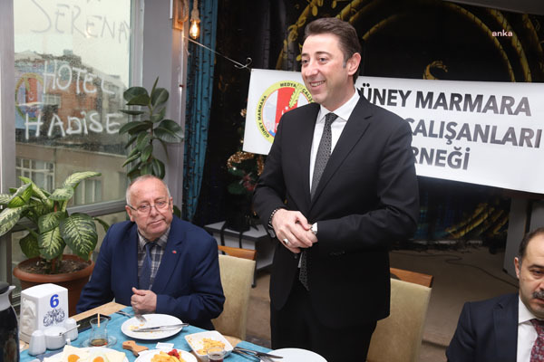 BANDIRMA BELEDİYE BAŞKANI TOSUN, MEDYA ÇALIŞANLARI İLE BİR ARAYA GELDİ