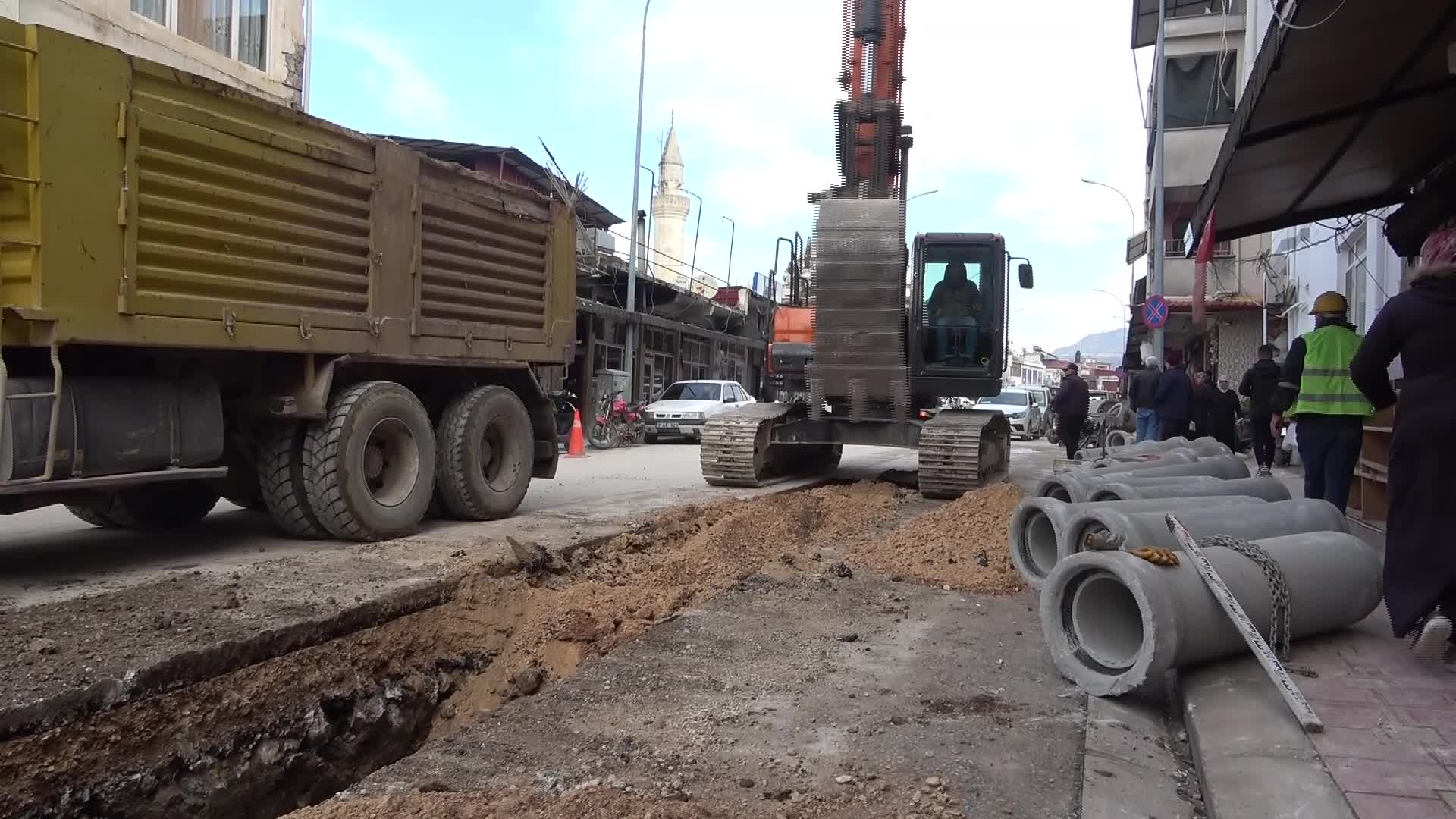 YAYLADAĞI’NIN KANALİZASYON SORUNU ÇÖZÜLÜYOR