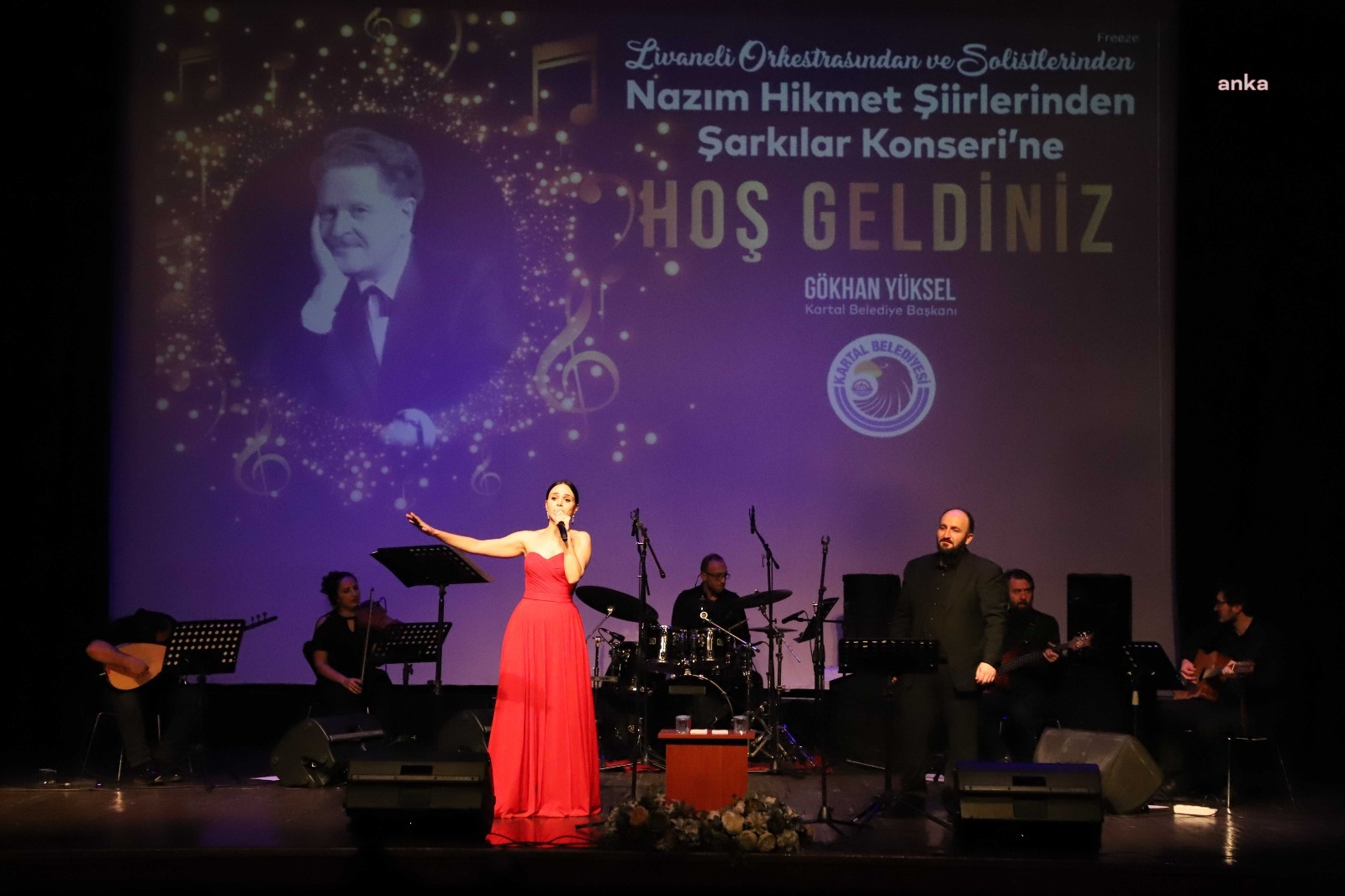 KARTAL'DA LİVANELİ ORKESTRASI'NDAN UNUTULMAZ NAZIM HİKMET KONSERİ