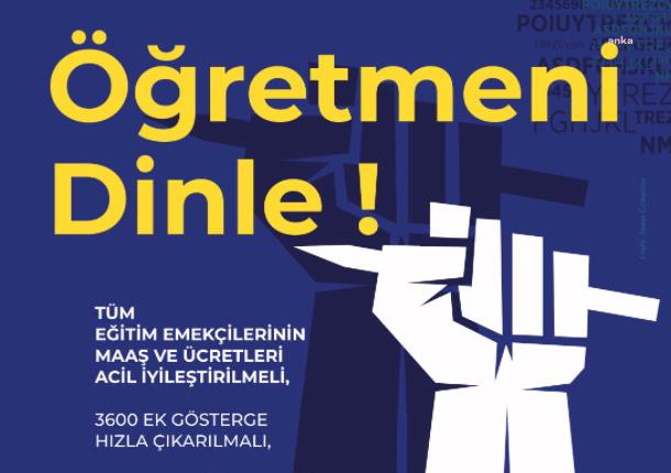 EĞİTİM-İŞ ÖĞRETMENLİK MESLEK KANUNUN GERİ ÇEKİLMESİ İÇİN İMZA KAMPANYASI BAŞLATTI