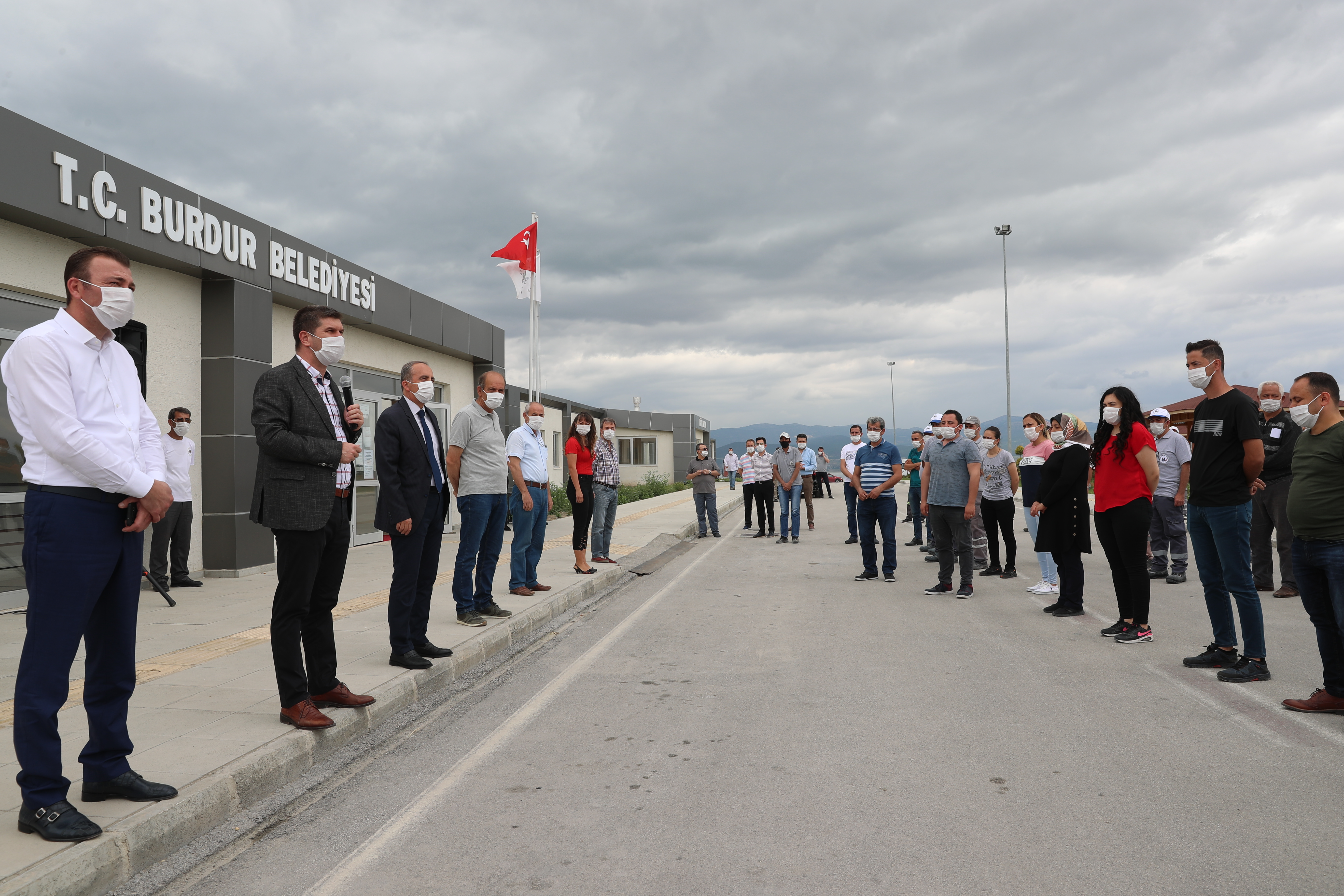 BURDUR BELEDİYESİNDE BAYRAMLAŞMA