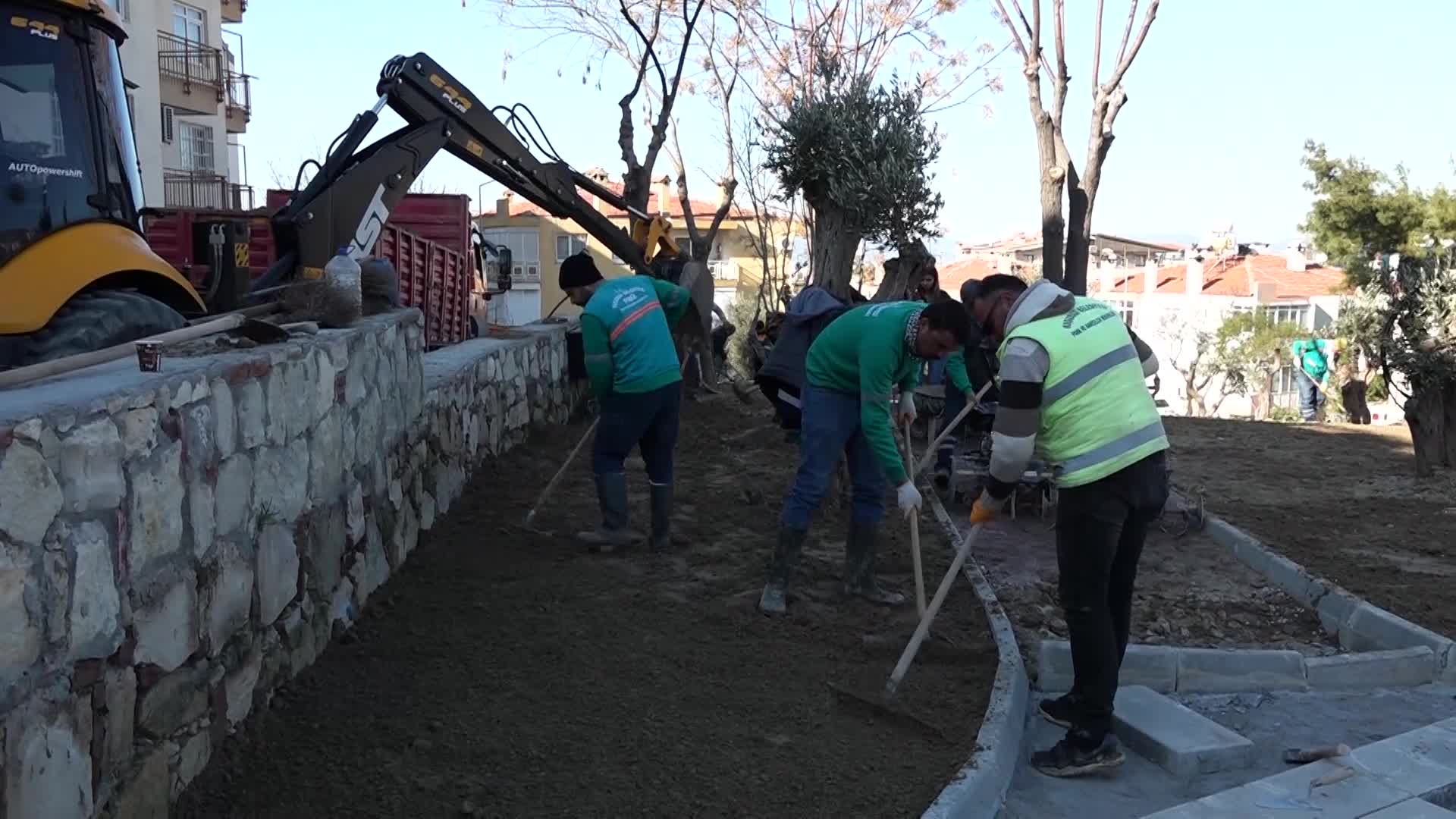 BEHİCE BORAN PARKI’NIN YAPIM ÇALIŞMALARINDA SONA GELİNDİ