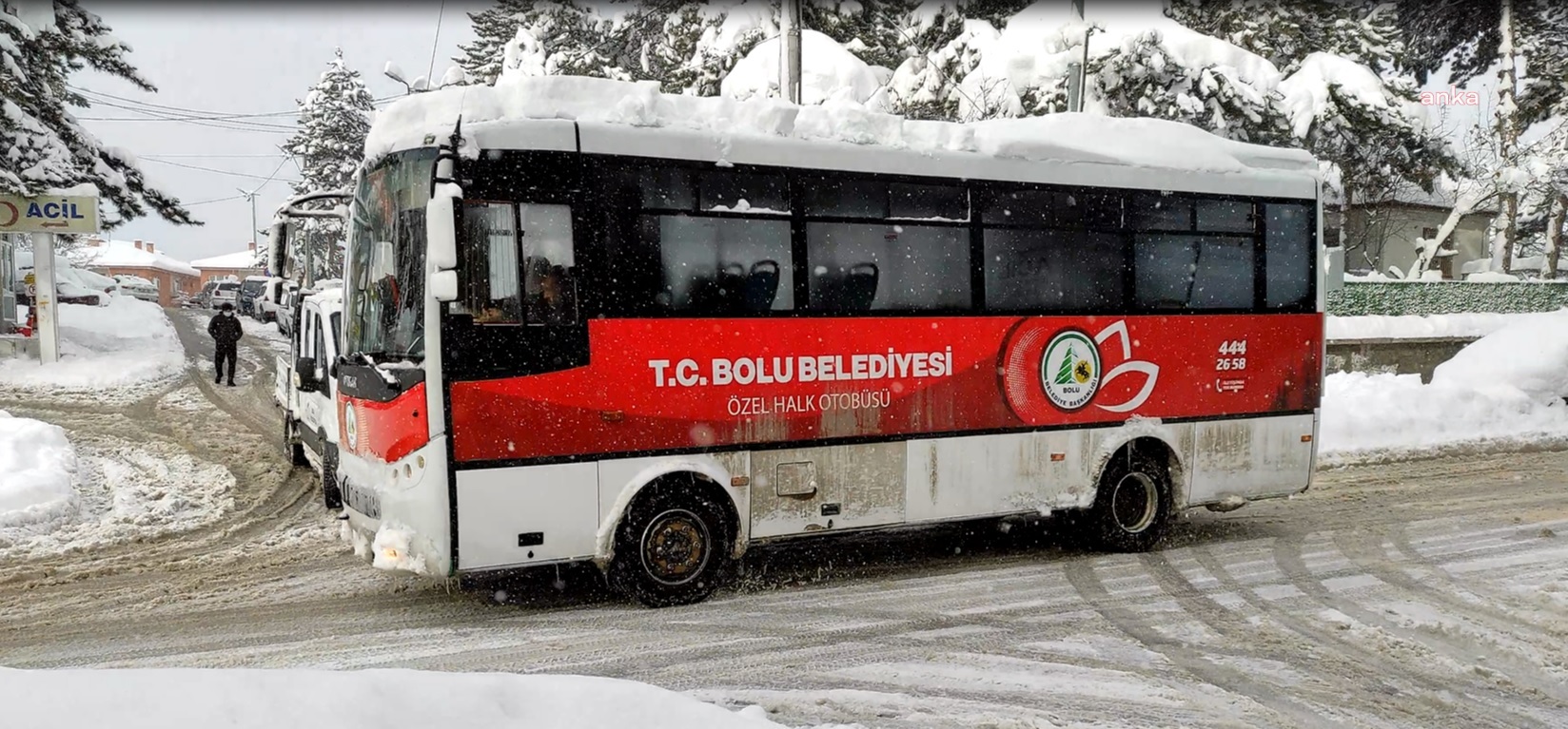 BOLU’DA TOPLU TAŞIMA, KAR YAĞIŞI NEDENİYLE 24 OCAK'A KADAR ÜCRETSİZ