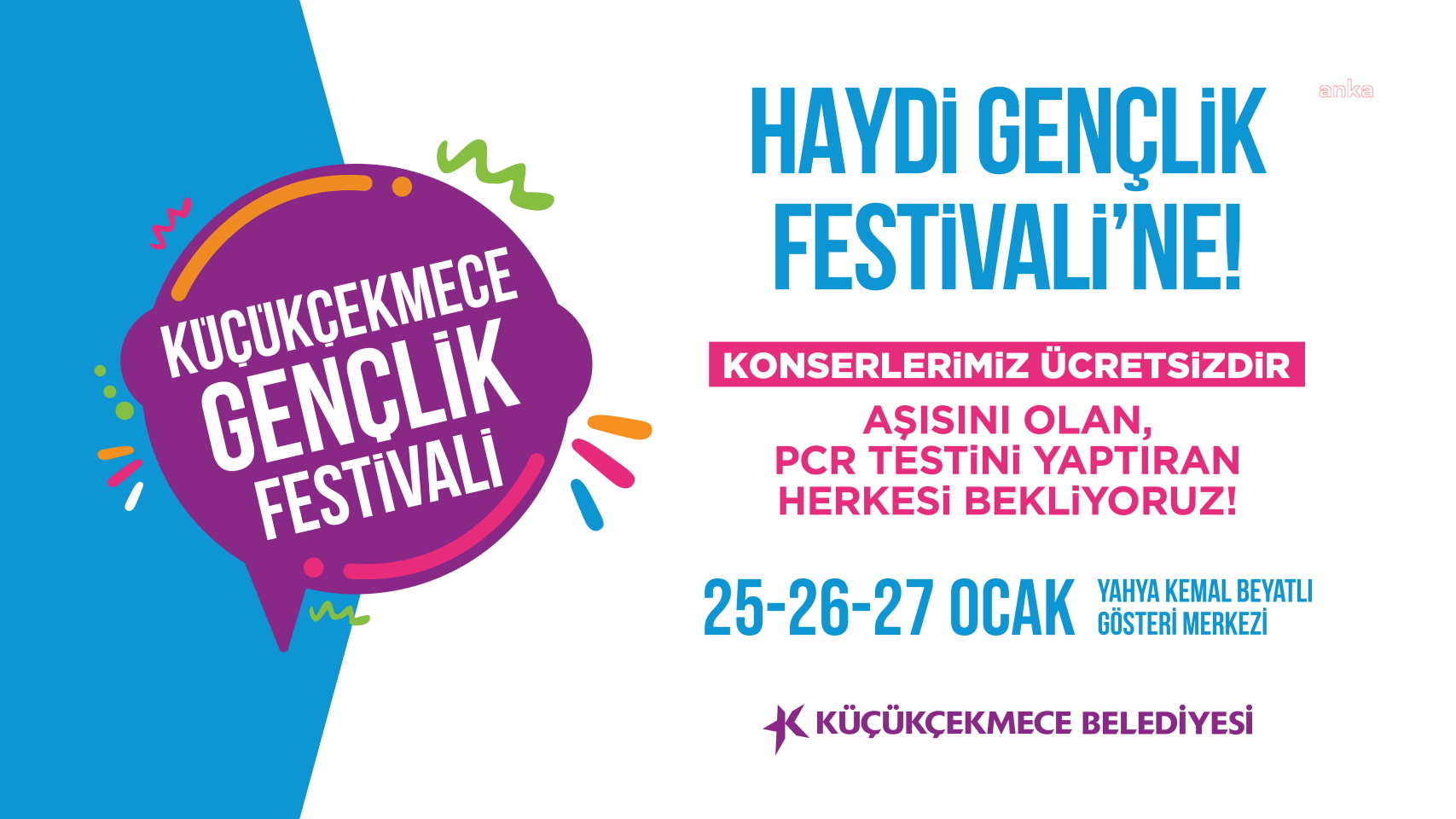 KÜÇÜKÇEKMECELİ GENÇLER BU FESTİVALDE BULUŞUYOR