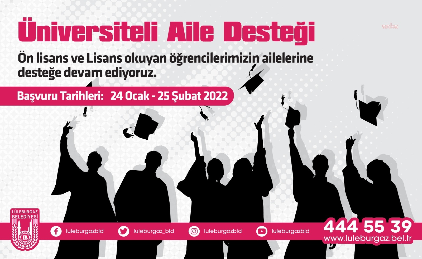 LÜLEBURGAZ BELEDİYESİ’NİN ÜNİVERSİTELİ AİLE DESTEĞİNDE BAHAR DÖNEMİ BAŞLIYOR