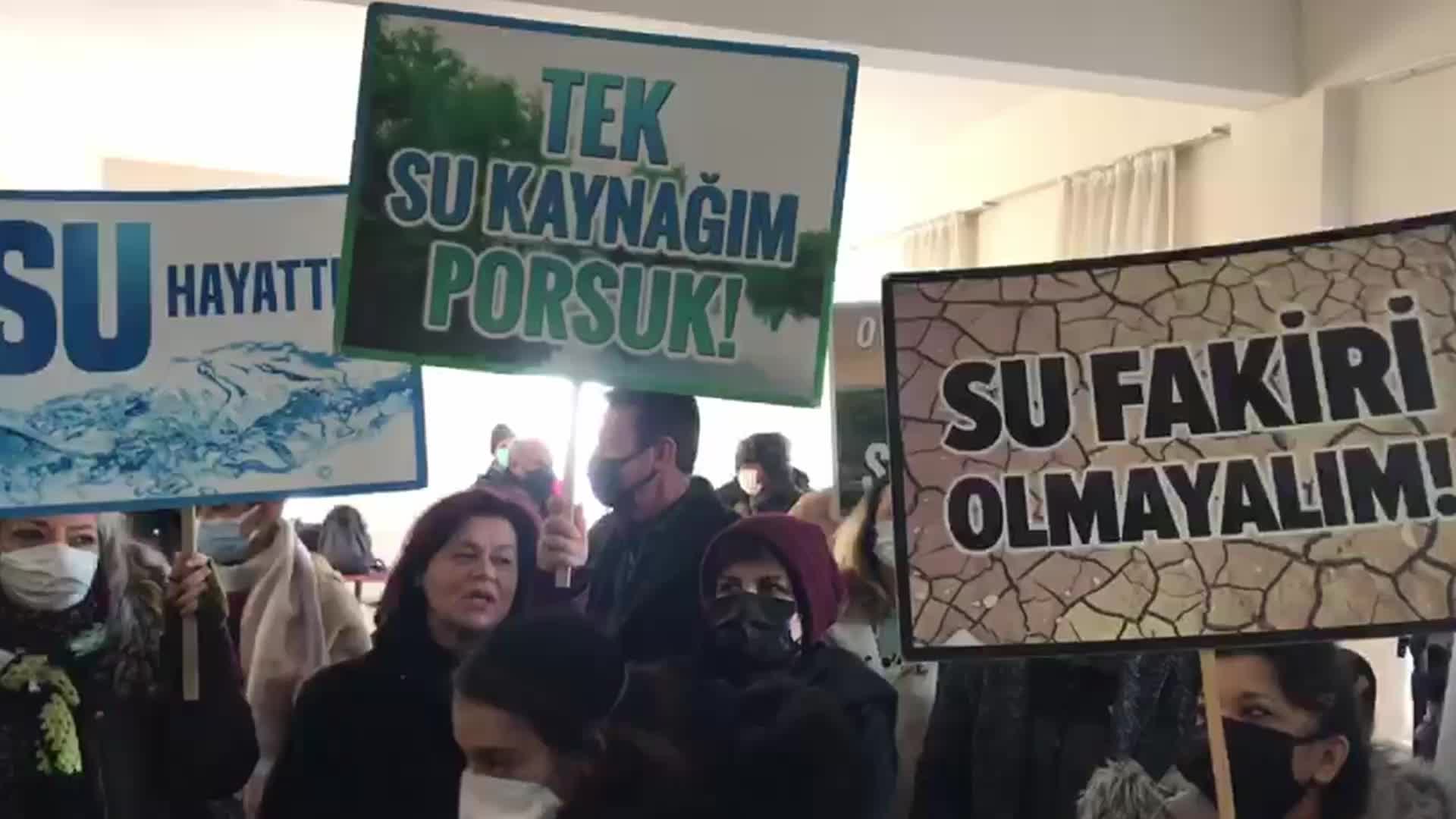 SEVİNÇ HALKI KÖMÜR OCAĞI İÇİN DÜZENLENEN ÇED TOPLANTISINI YAPTIRMADI