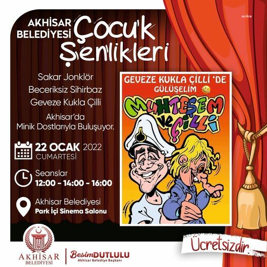 AKHİSAR BELEDİYESİ’NDEN ÇOCUKLARA ARA TATİL HEDİYESİ