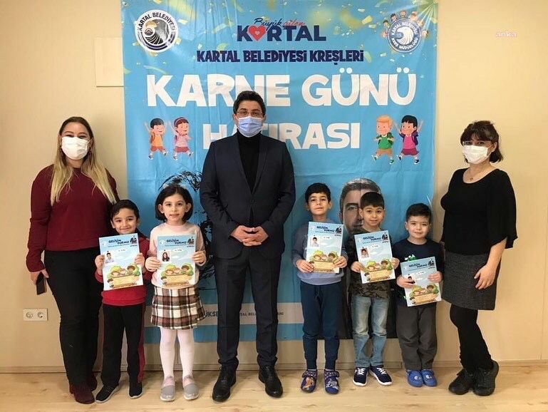KARTAL BELEDİYESİ KREŞLERİNDE KARNE HEYECANI YAŞANDI