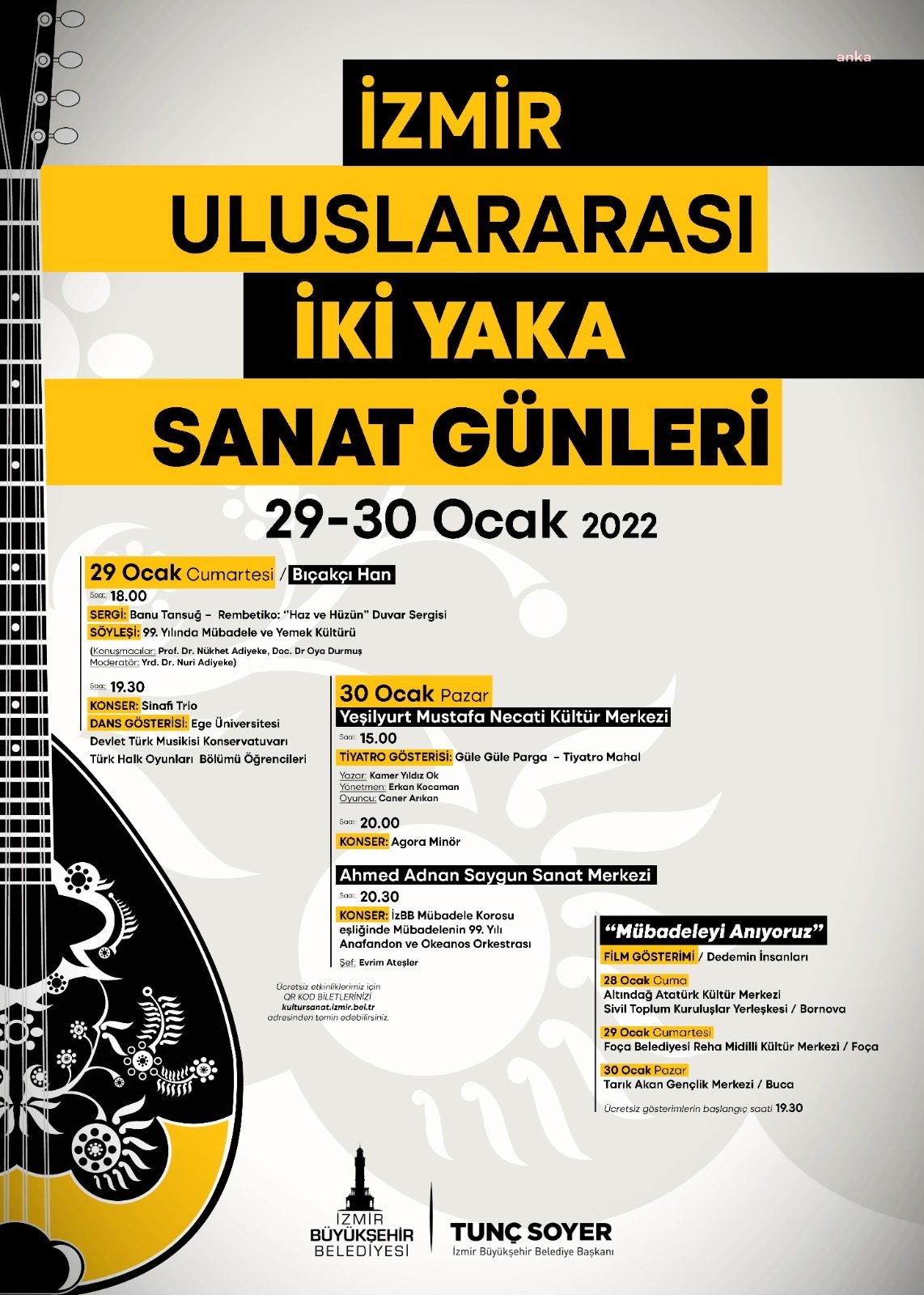 "İZMİR ULUSLARARASI İKİ YAKA SANAT GÜNLERİ" BAŞLIYOR