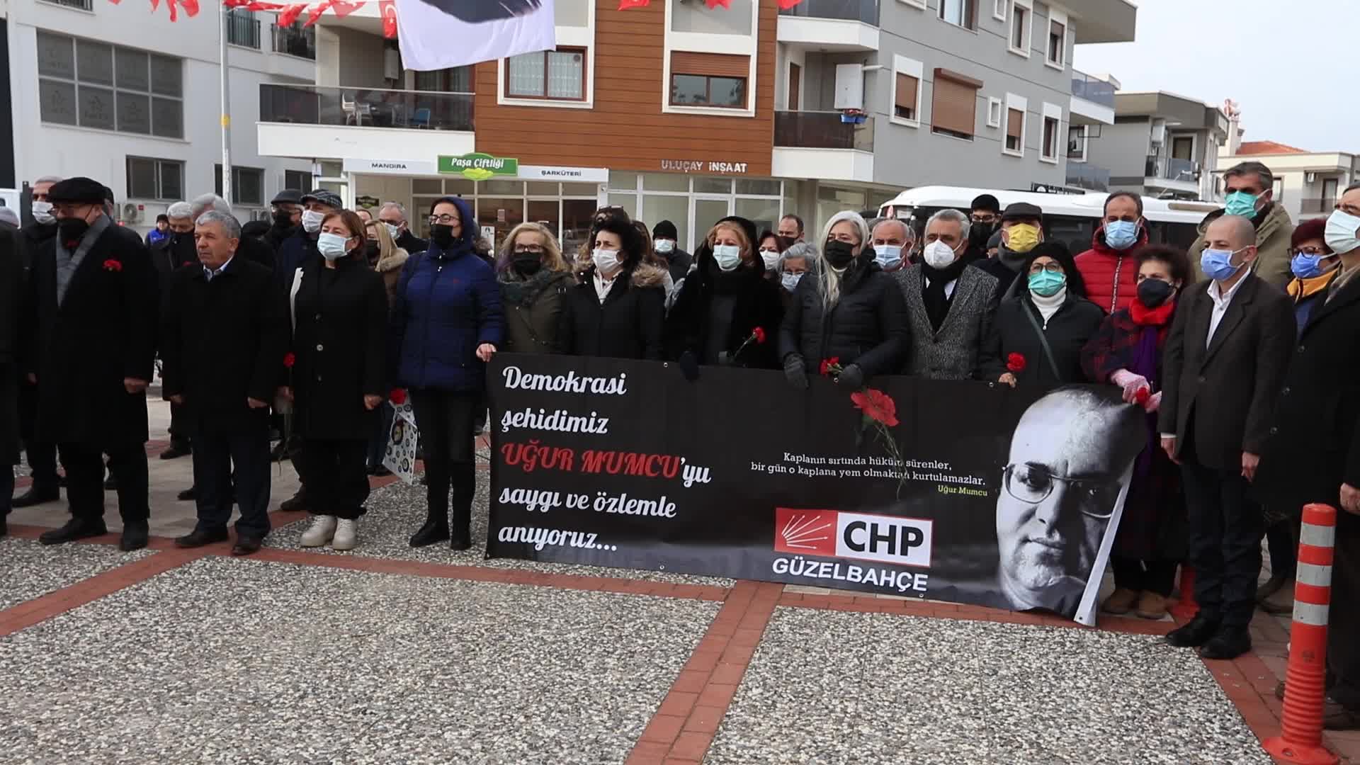 UĞUR MUMCU GÜZELBAHÇE’DE ANILDI