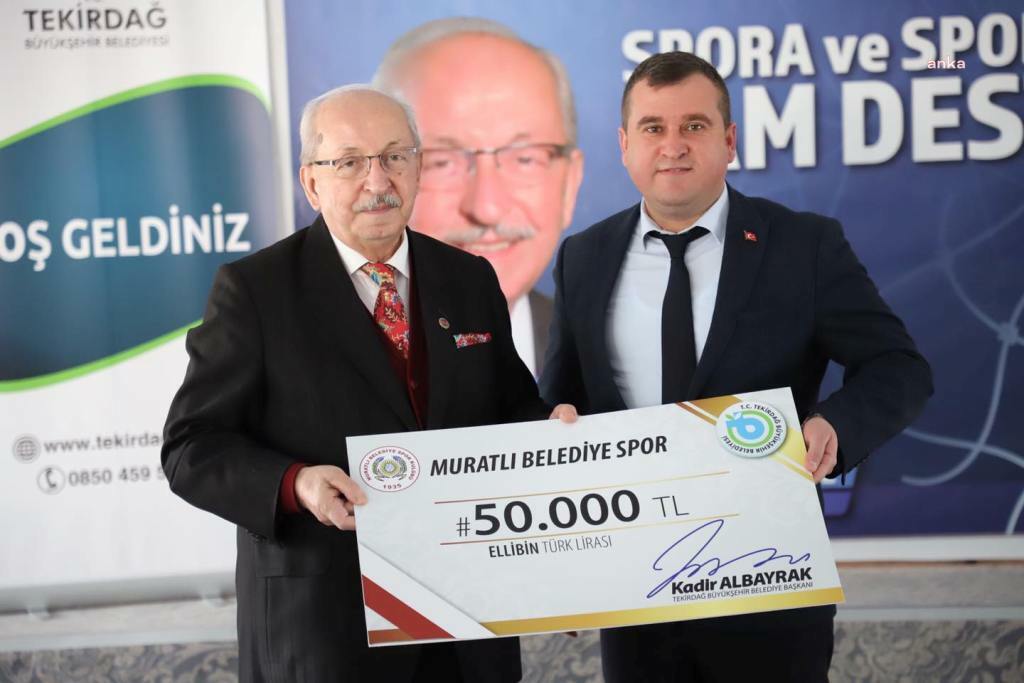 TEKİRDAĞ BÜYÜKŞEHİR BELEDİYESİ, AMATÖR SPOR KULÜPLERİNE CAN SUYU OLDU