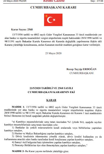 DÖVİZ, ALTIN ALIMINDA VERGİLER ARTIRILDI