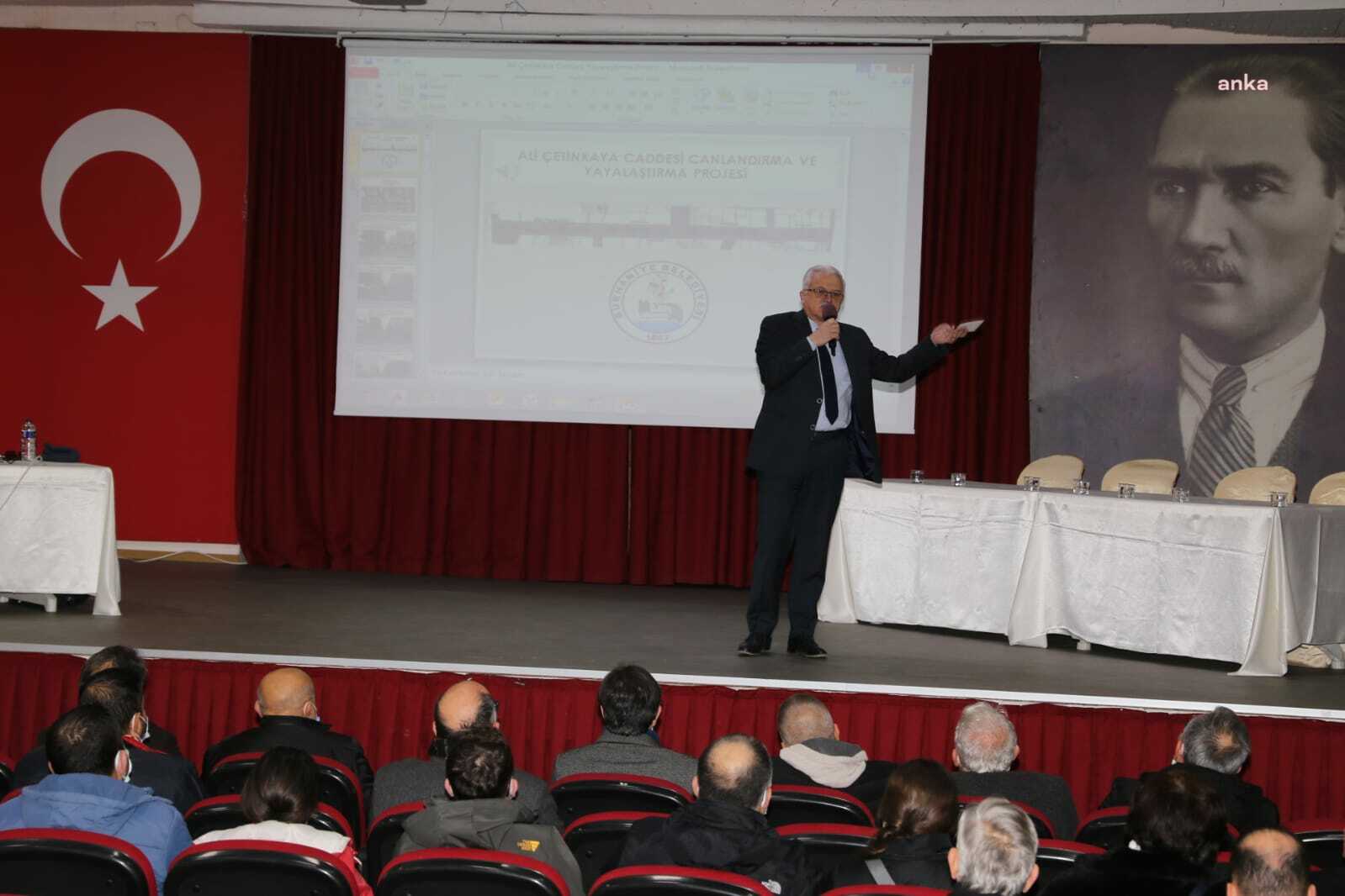 BURHANİYE BELEDİYESİ, ALİ ÇETİNKAYA CADDESİ YAYALAŞTIRMA PROJESİNİ ESNAFA TANITTI
