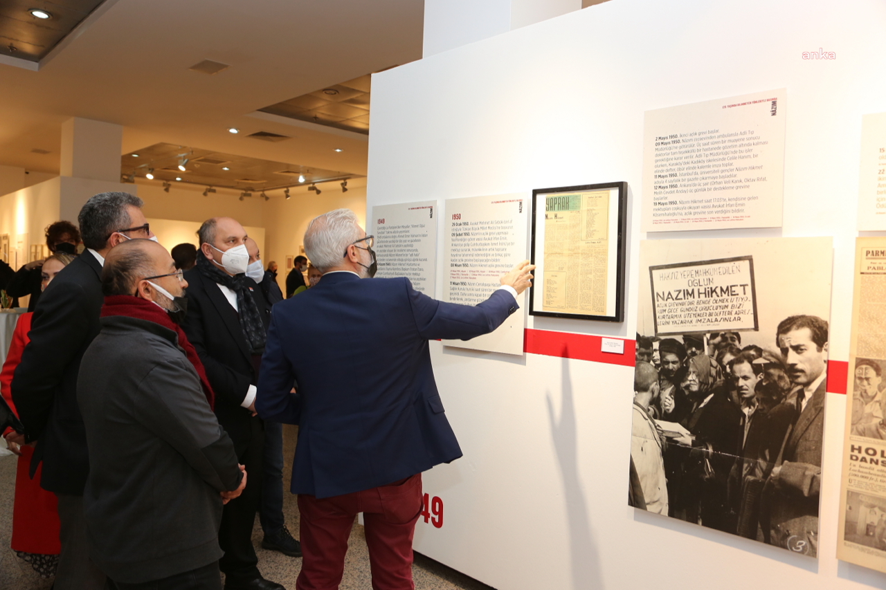 NÂZIM HİKMET 120. YAŞ GÜNÜNDE ÖZEL BİR SERGİYLE KÜÇÜKÇEKMECE’DE ANILDI