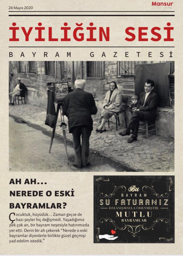 ANKARA BÜYÜKŞEHİR’DEN  BAYRAM GAZETESİ: AH NEREDE O ESKİ BAYRAMLAR