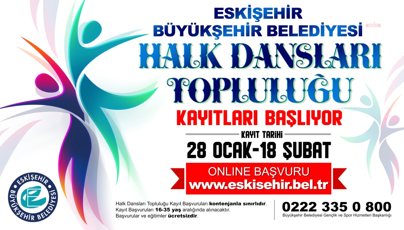 ESKİŞEHİR BÜYÜKŞEHİR HALK DANSLARI TOPLULUĞU KURUYOR