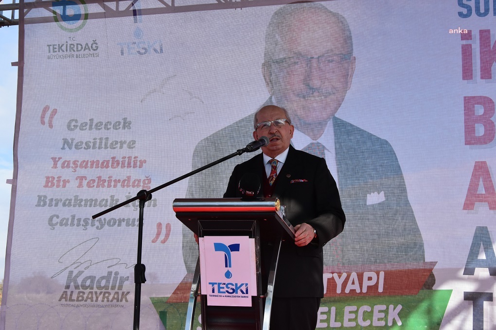 TEKİRDAĞ'DA DOĞU İLERİ BİYOLOJİK ATIK SU ARITMA TESİSİ HİZMETE AÇILDI