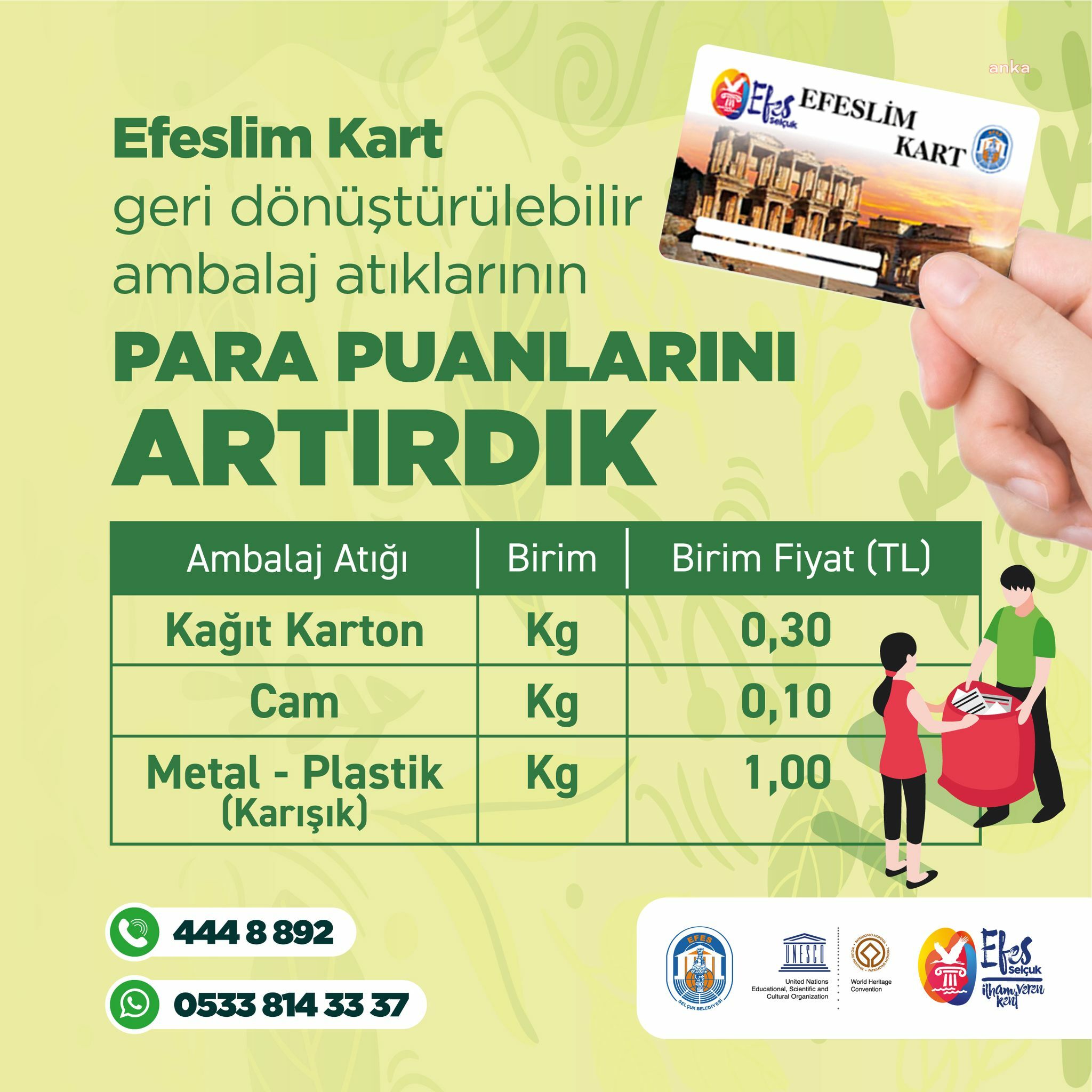 "EFESLİM KART" ARTIK DAHA GÜÇLÜ