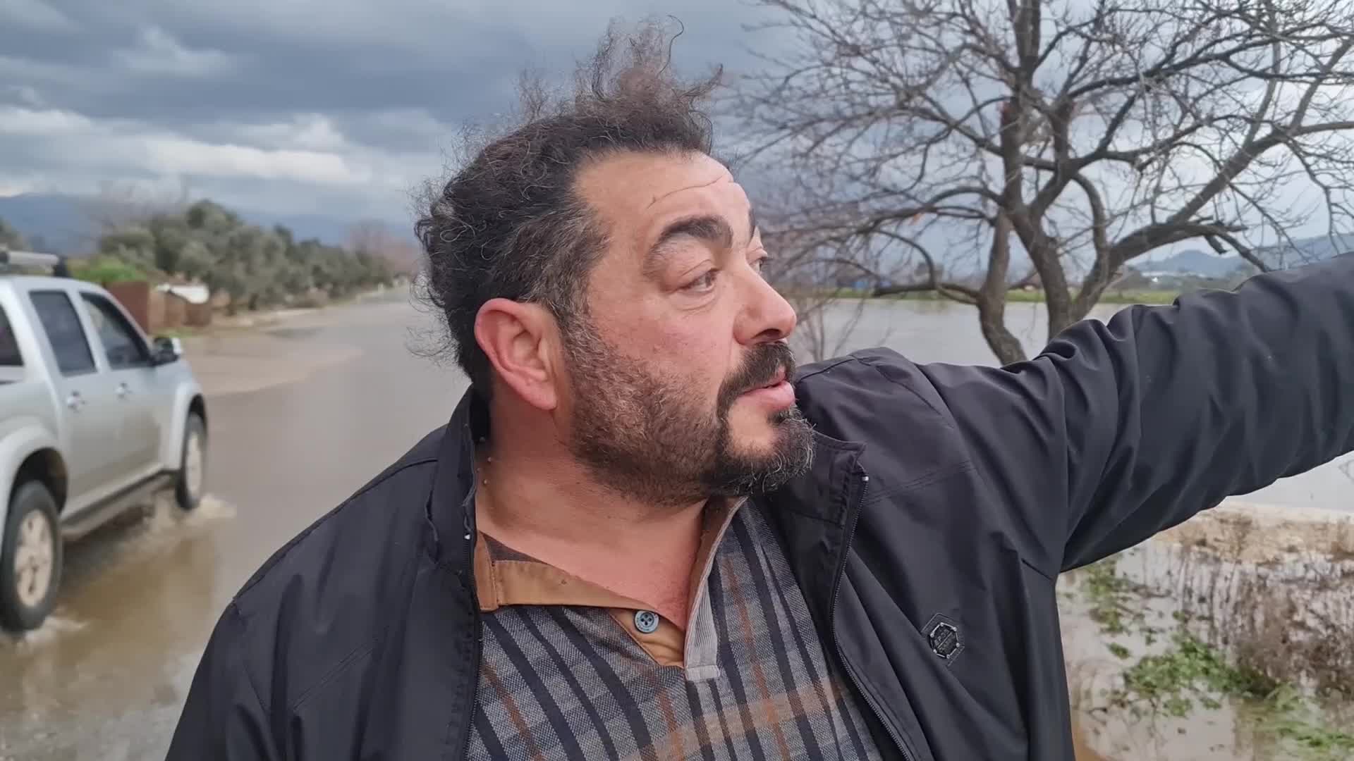 TİRE'DE YER ALTI BARAJI TAŞTI, TARLALAR SU ALTINDA KALDI
